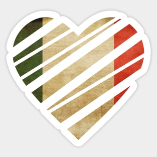 Italy Heart Sticker